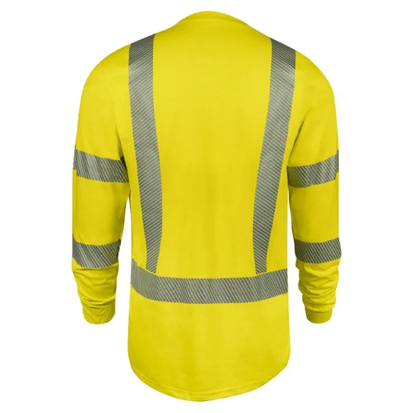 Dri Fire Hi Vis Long Sleeve Shirt - Picture 2 of 4